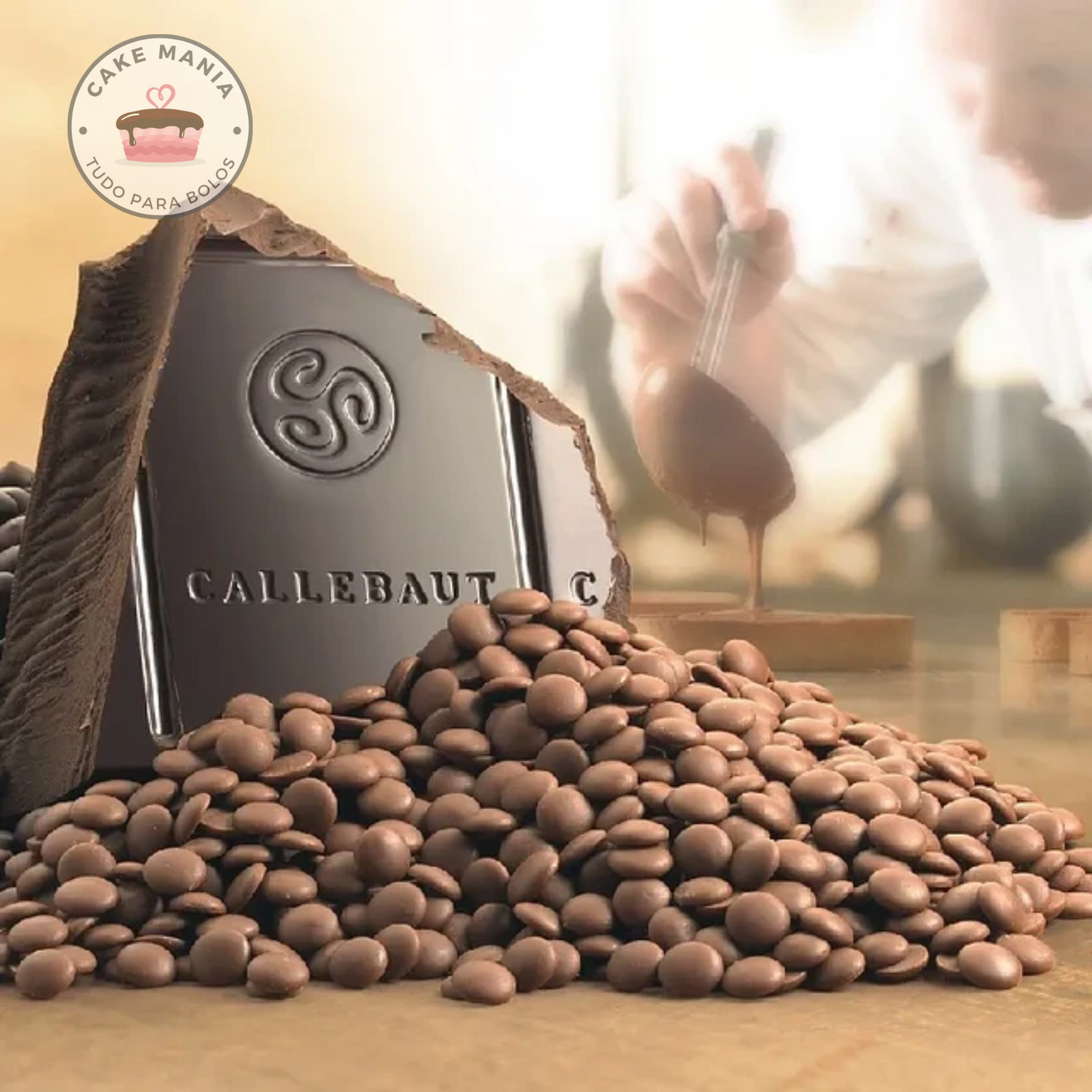 Chocolate 823 Callebaut Leite 1kg