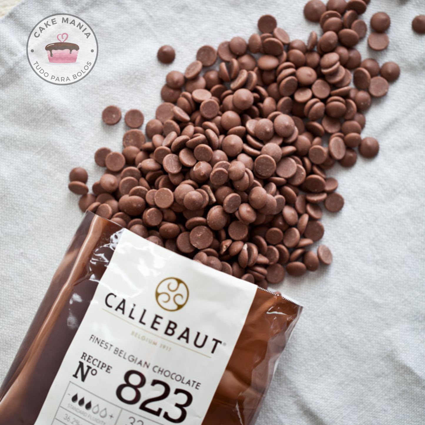 Chocolate 823 Callebaut Leite 1kg