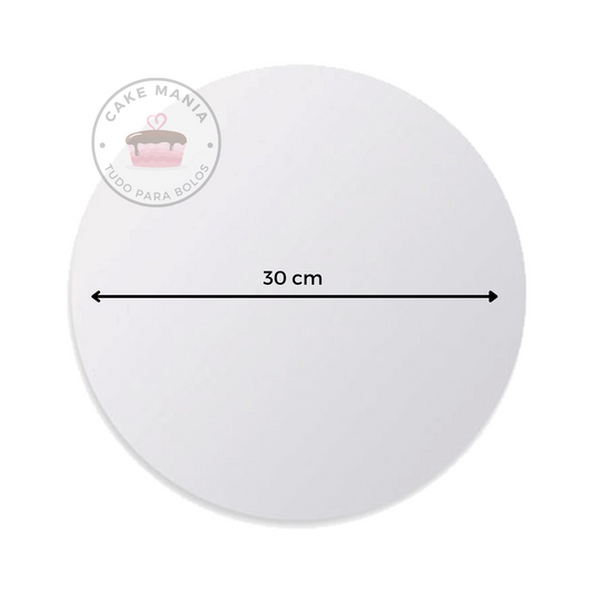 Disco Branco 30cm